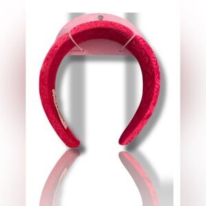 Juicy Couture Hot Pink Velvet Padded Headband